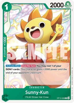 Sunny-Kun — Carrying On His Will: 3rd Anniversary Tournament Cards
