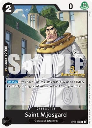 Saint Mjosgard — Carrying On His Will: 3rd Anniversary Tournament Cards