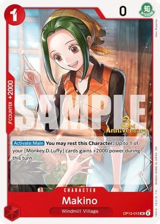 Makino — Carrying On His Will: 3rd Anniversary Tournament Cards