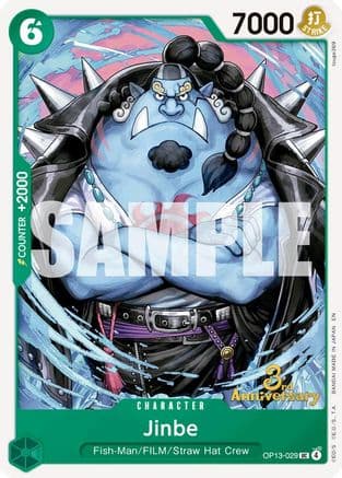 Jinbe — Carrying On His Will: 3rd Anniversary Tournament Cards