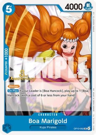 Boa Marigold — Carrying On His Will: 3rd Anniversary Tournament Cards One Piece Card Game card by SHINRA AGENCY Co., Ltd.