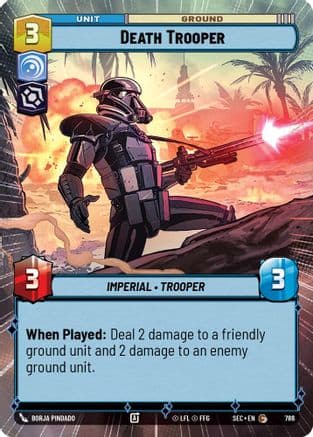 Death Trooper (Hyperspace Foil) — Secrets of Power