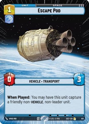 Escape Pod (Hyperspace Foil) — Secrets of Power