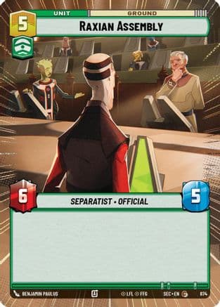 Raxian Assembly (Hyperspace Foil) — Secrets of Power