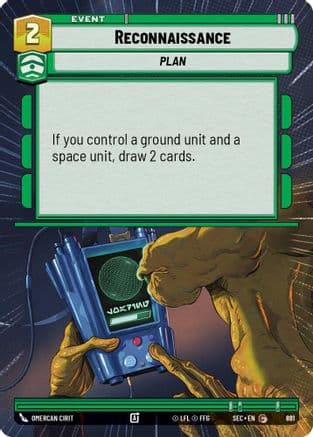 Reconnaissance (Hyperspace Foil) — Secrets of Power