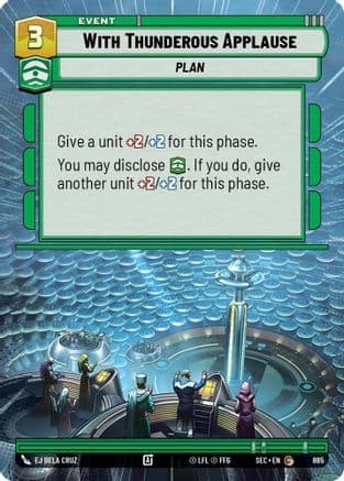 With Thunderous Applause (Hyperspace Foil) — Secrets of Power