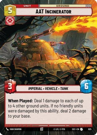 AAT Incinerator (Hyperspace Foil) — Secrets of Power