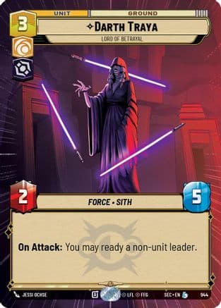 Darth Traya - Lord of Betrayal (Hyperspace Foil) — Secrets of Power