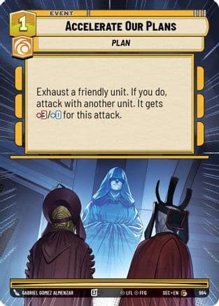 Accelerate Our Plans (Hyperspace Foil) — Secrets of Power