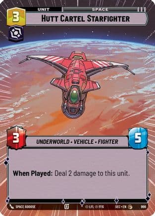 Hutt Cartel Starfighter (Hyperspace Foil) — Secrets of Power
