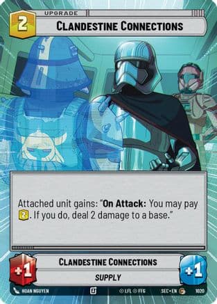 Clandestine Connections (Hyperspace Foil) — Secrets of Power