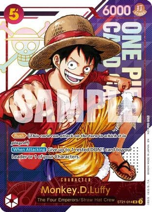 Monkey.D.Luffy - ST21-014 (3rd Anniversary Treasure Campaign Pack)