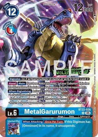 MetalGarurumon (Evolution Cup 2025 Vol. 3 Participant) — Cyber Eden