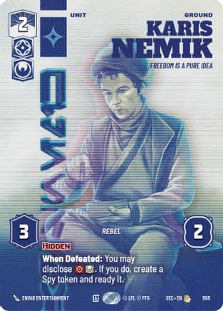 Karis Nemik - Freedom is a Pure Idea (Prestige Foil) — Secrets of Power