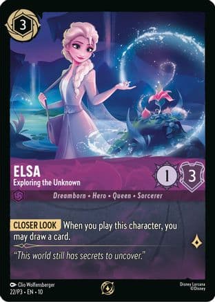 Elsa - Exploring the Unknown — Disney Lorcana Promo Cards