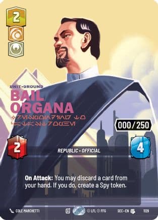 Bail Organa - Responding to Catastrophe (Serialized) — Secrets of Power