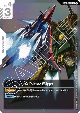 A New Sign (Newtype Challenge 2025 Mission 2) — Gundam Promotional Cards