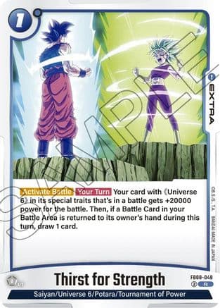 Thirst for Strength — Saiyan's Pride