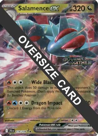 Salamence ex - 114/159 — Jumbo Cards Pokémon TCG card by Mitsuhiro Arita