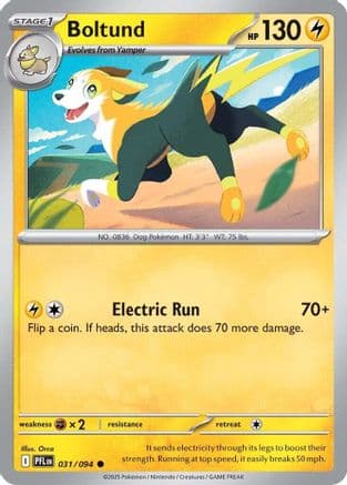 Boltund — ME02: Phantasmal Flames Pokémon TCG card by Orca