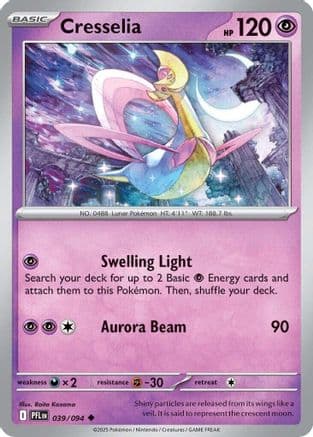 Cresselia — ME02: Phantasmal Flames Pokémon TCG card by Raita Kazama