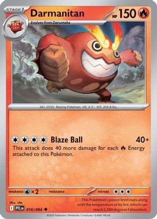 Darmanitan — ME02: Phantasmal Flames Pokémon TCG card by Uta
