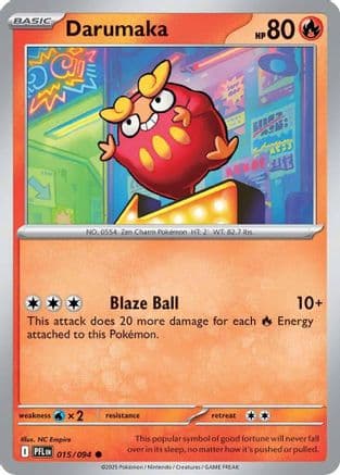 Darumaka — ME02: Phantasmal Flames Pokémon TCG card by NC Empire