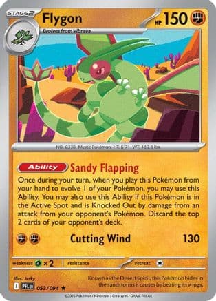 Flygon - 053/094 — ME02: Phantasmal Flames Pokémon TCG card by Jerky