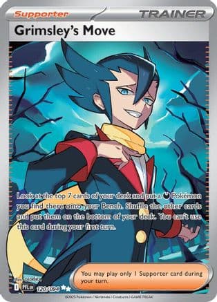 Grimsley's Move - 120/094 — ME02: Phantasmal Flames Pokémon TCG card by GIDORA