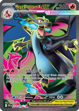 Mega Charizard X ex - 109/094 — Pokémon TCG card