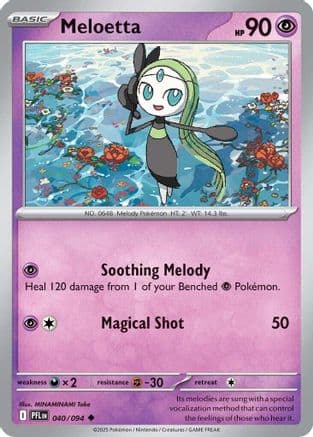 Meloetta — ME02: Phantasmal Flames Pokémon TCG card by MINAMINAMI Take