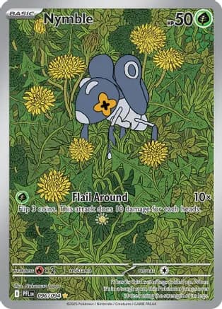 Nymble - 096/094 — ME02: Phantasmal Flames Pokémon TCG card by Nakamura Ippan