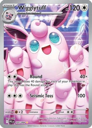Wigglytuff - 105/094 — ME02: Phantasmal Flames Pokémon TCG card by REND