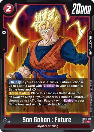 Son Gohan : Future - FB08-013 — Saiyan's Pride