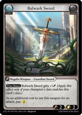 Bulwark Sword (097) — Promotional Cards