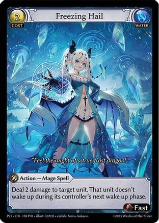Freezing Hail — Promotional Cards
