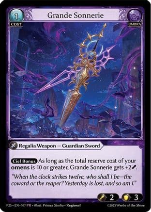 Grande Sonnerie — Promotional Cards