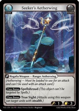 Seeker's Aetherwing — Promotional Cards