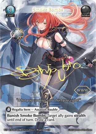 Smoke Bombs — Promotional Cards