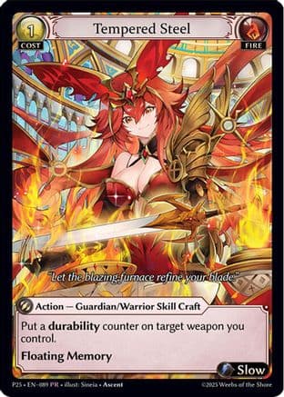 Tempered Steel — Promotional Cards