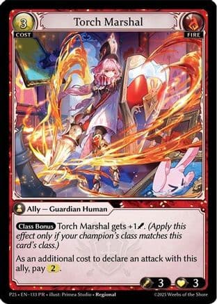 Torch Marshal — Promotional Cards
