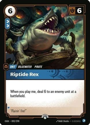 Riptide Rex — Riftbound Organized Play Promotional Cards
