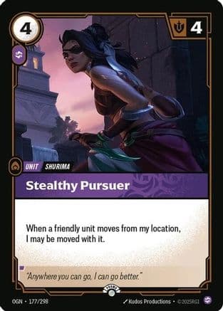 Stealthy Pursuer — Riftbound Organized Play Promotional Cards