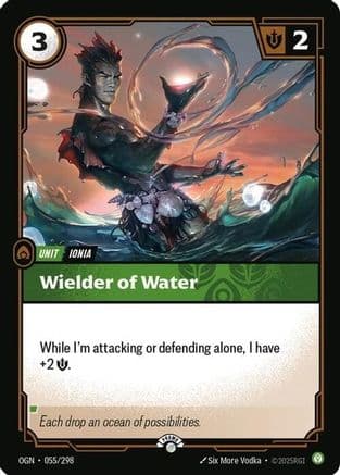 Wielder of Water — Riftbound Organized Play Promotional Cards