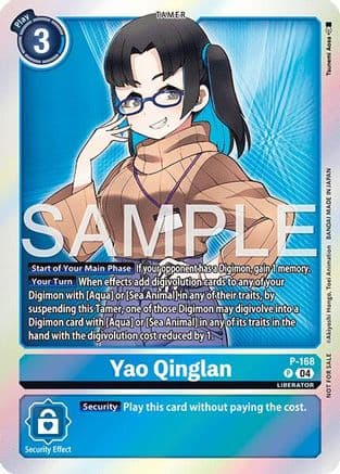 Yao Qinglan (Event Pack 8) — Digimon Promotion Cards