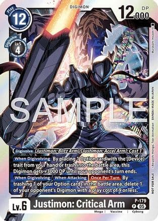 Justimon: Critical Arm (Event Pack 8) — Digimon Promotion Cards