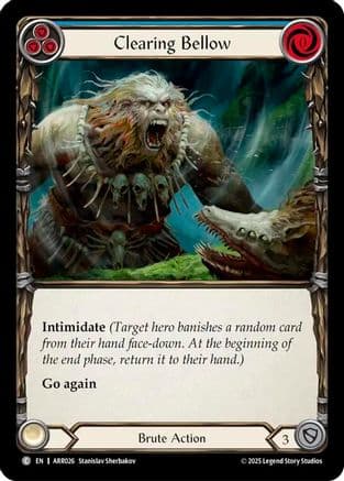 Clearing Bellow — Armory Deck: Rhinar