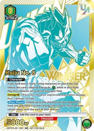 Kaiju No. 8 (055) (Winner) — Union Arena Promotion Cards