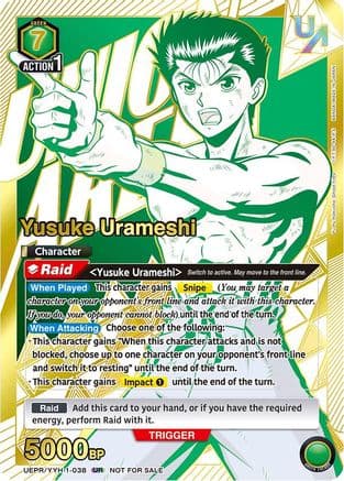 Yusuke Urameshi (038) — Union Arena Promotion Cards