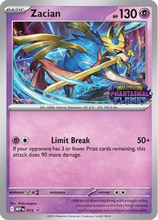 Zacian (Prerelease) — ME: Mega Evolution Promo